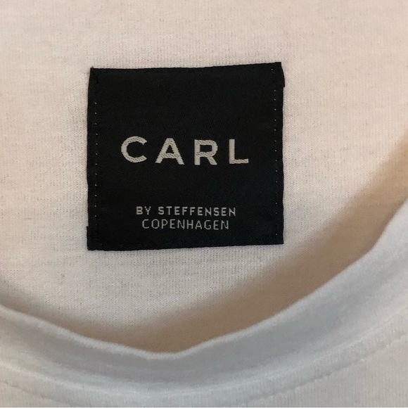 Carl by Steffensen Copenhagen, White Long Sleeve Shirt, Small (Men’s) - Picture 3 of 5